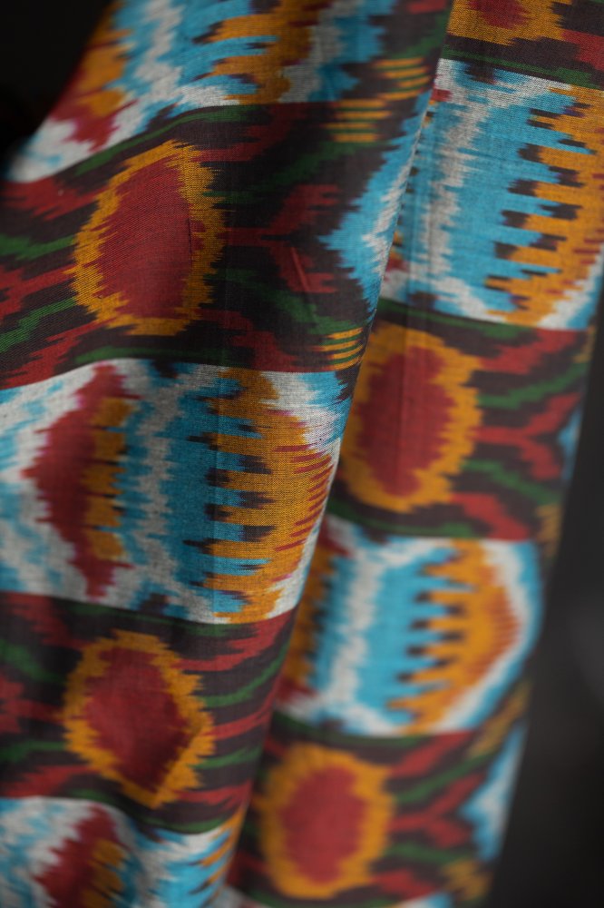 Indian Ikat Cotton - Rock Candy