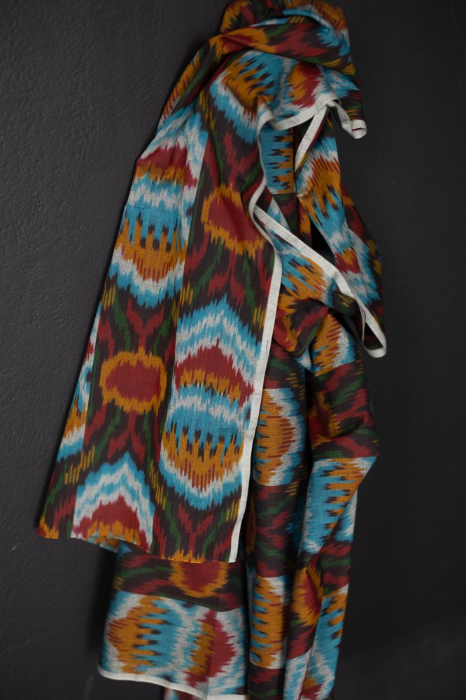 Indian Ikat Cotton - Rock Candy