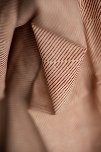 red striped fabric