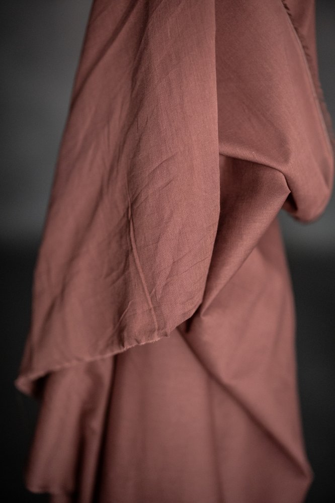 Organic Cotton Voile - Rosewood