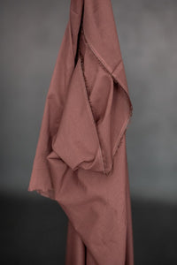 Organic Cotton Voile - Rosewood