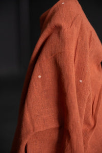 orange handwoven cotton