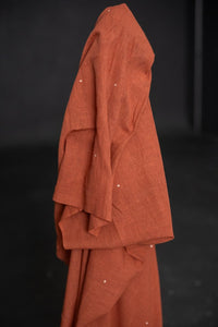 orange handwoven cotton