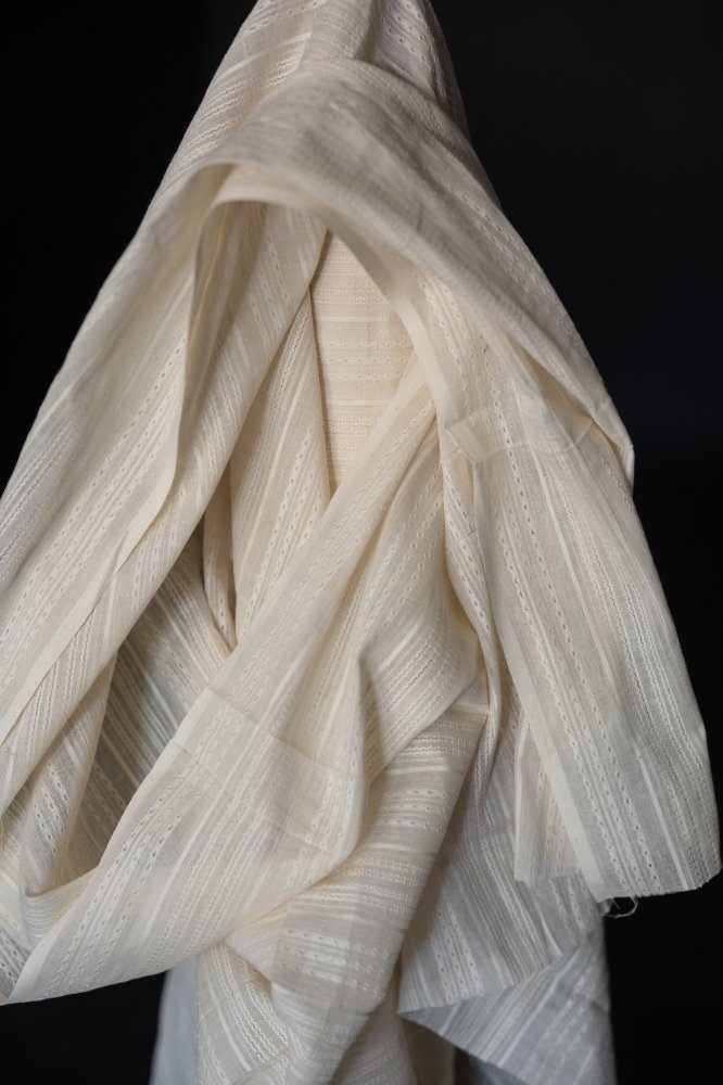 Natural Indian Cotton - Sampler Stripe