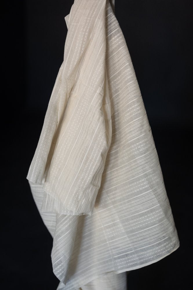 Natural Indian Cotton - Sampler Stripe