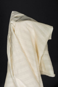 Handwoven Cotton Stripe - Sand Dollar