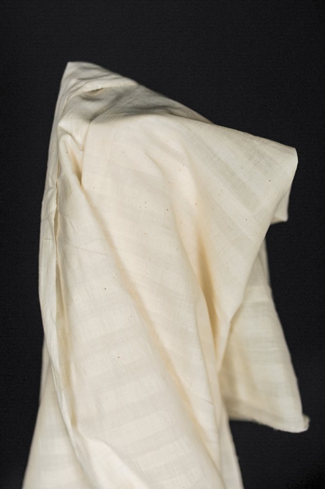 Handwoven Cotton Stripe - Sand Dollar
