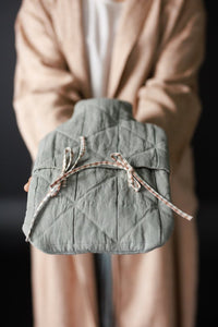 Quilted Jacquard Cotton - Shadow