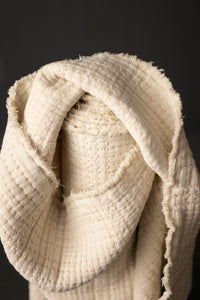 Soft Stitch Jacquard Ecru