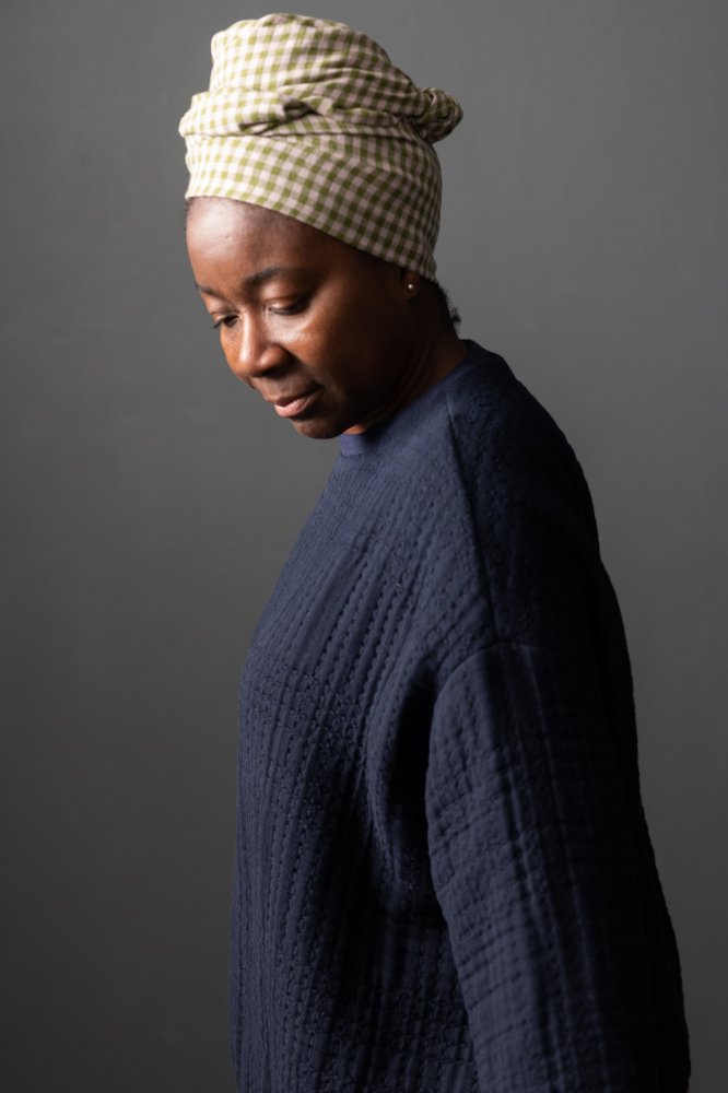 Soft Stitch Jacquard Navy