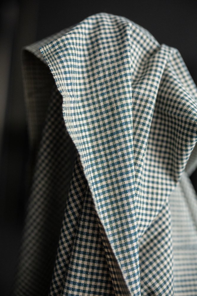 Handwoven Cotton Check - Terra Mini Gingham