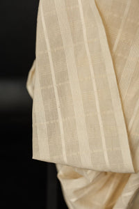 Natural Indian Cotton - Textured Check