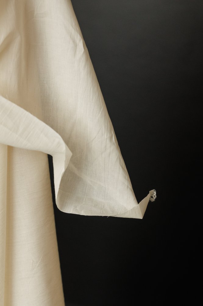 Natural Indian Cotton - Unbleached Washed Muslin