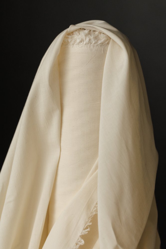 Natural Indian Cotton - Unbleached Washed Muslin