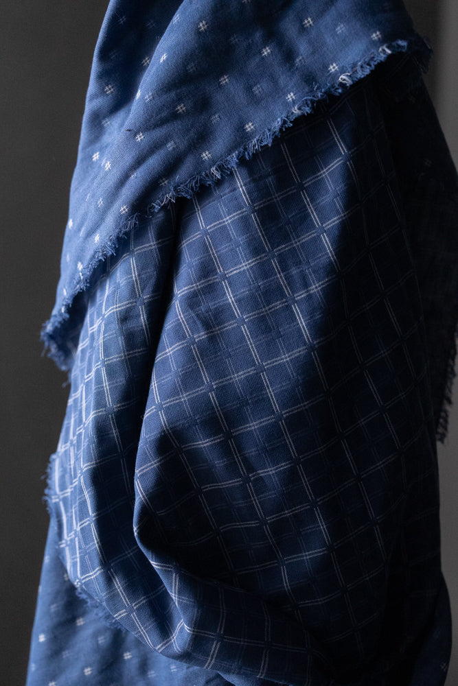 Cotton Double Gauze - Yoku Blue