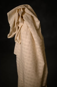 Handwoven Cotton Check - Seashell