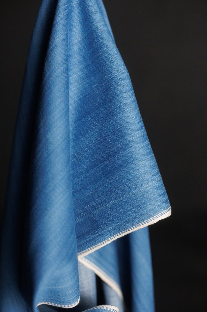 10oz Handloom Denim - Bright Sky