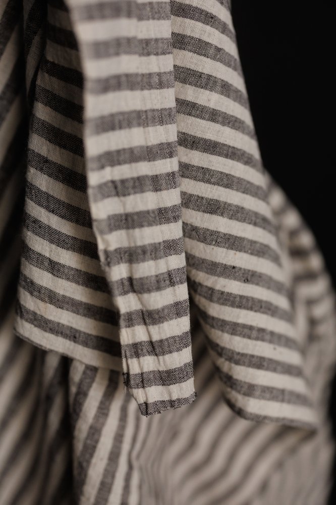 Handwoven Cotton Stripe - Black