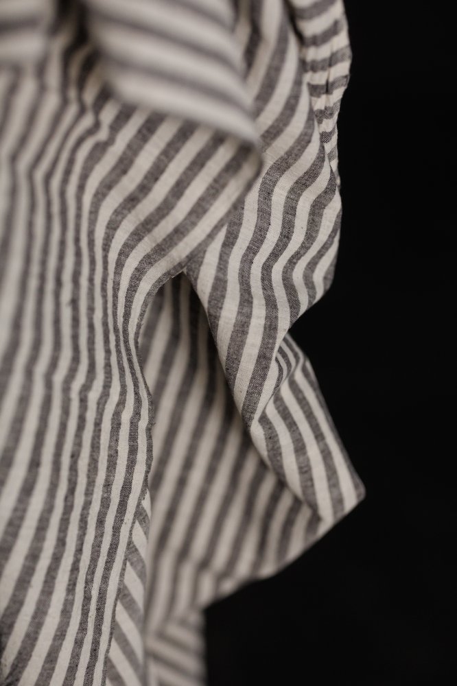 Handwoven Cotton Stripe - Black