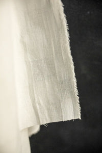 Japanese Cotton/Ramie/Linen - Acre White