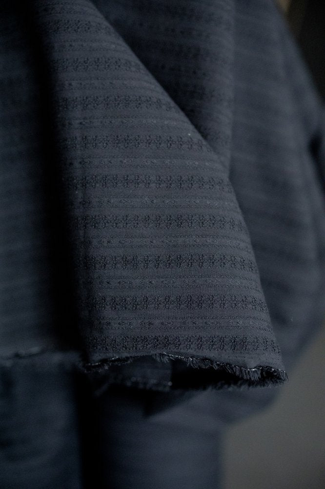 Japanese Cotton - Black Suzu