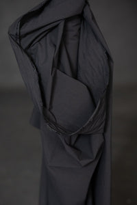 black triple wash fabric