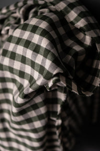 Organic Brushed Forest Gingham