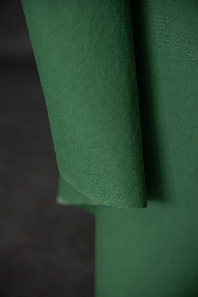 green heavyweight cotton canvas fabric