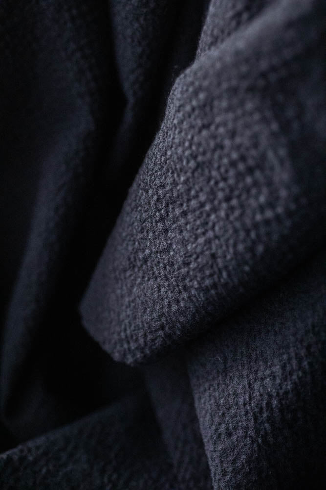 Japanese Cotton/Wool - Chiyo Navy
