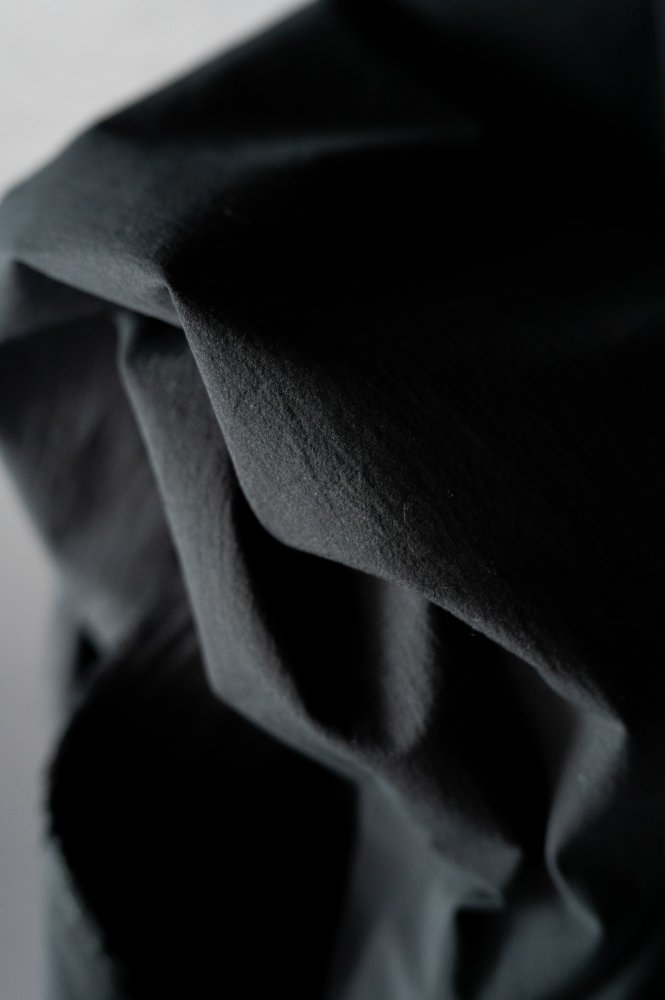 Japanese Cotton - Black Crinkle