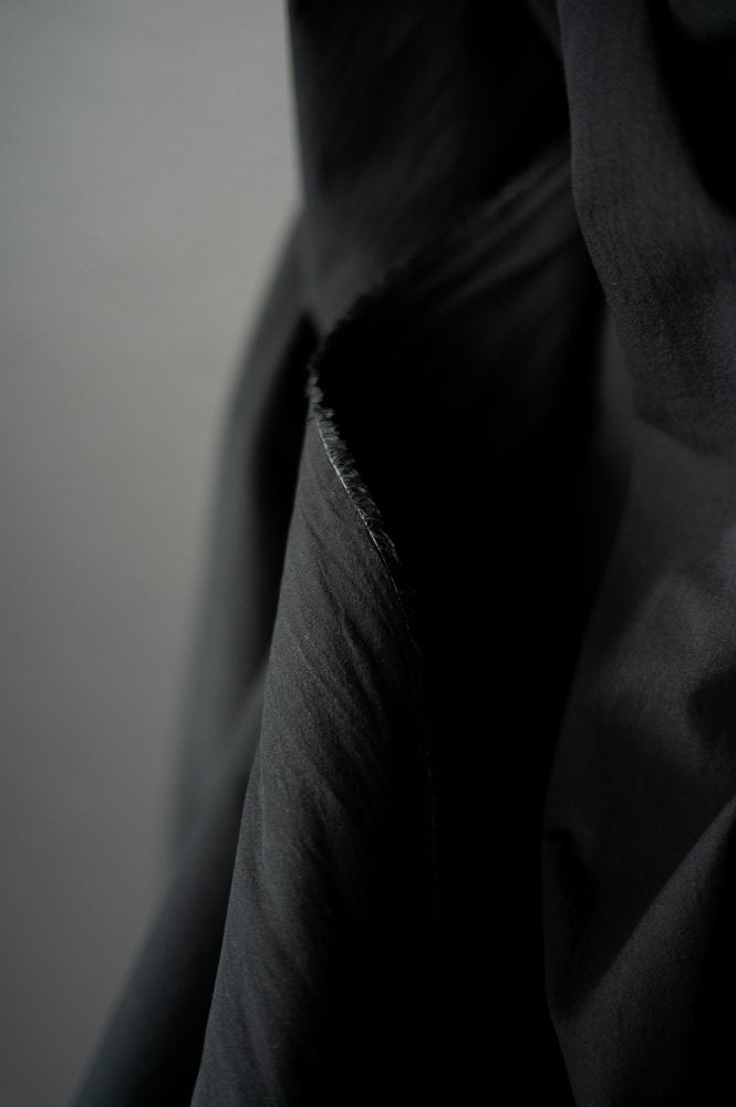 Japanese Cotton - Black Crinkle