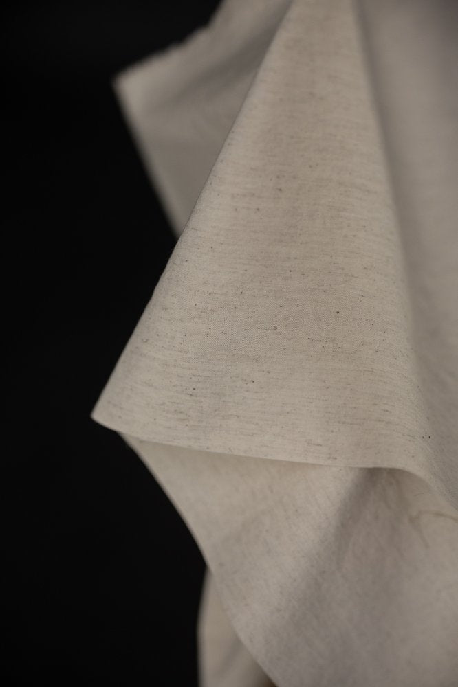 ecru cotton hemp japanese fabric