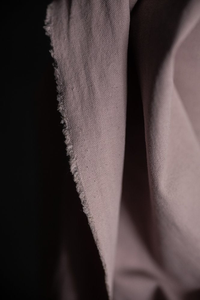 pink cotton canvas fabric
