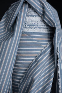 Japanese Organic Cotton - Heron Stripe