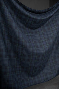 black blue japanese brushed cotton