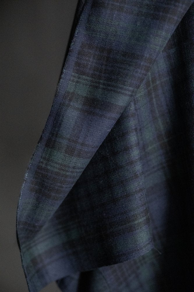black blue japanese brushed cotton