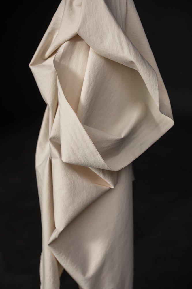 ecru japanese cotton canvas