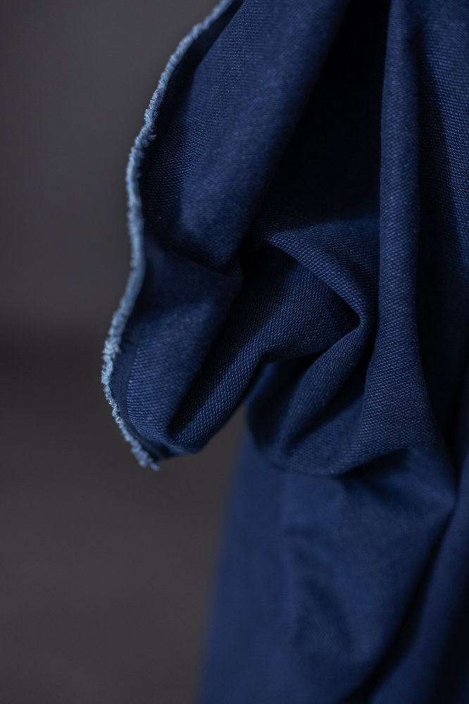 indigo japanese canvas fabric