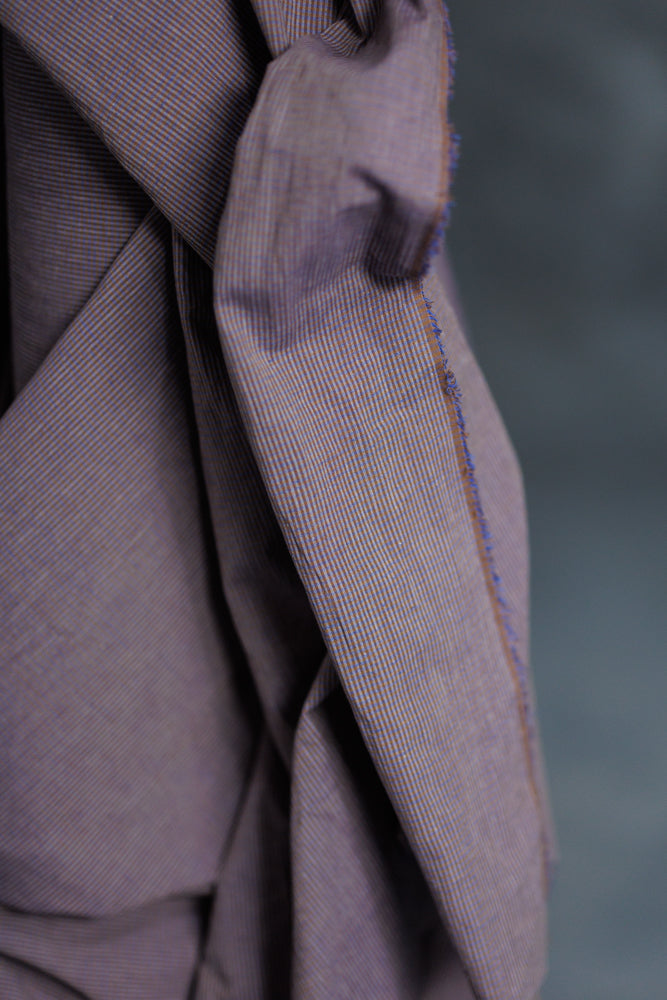 Japanese Cotton/Linen Gingham - Pit Stop