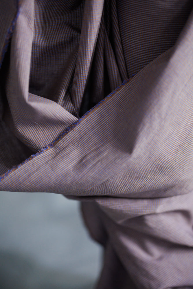 Japanese Cotton/Linen Gingham - Pit Stop