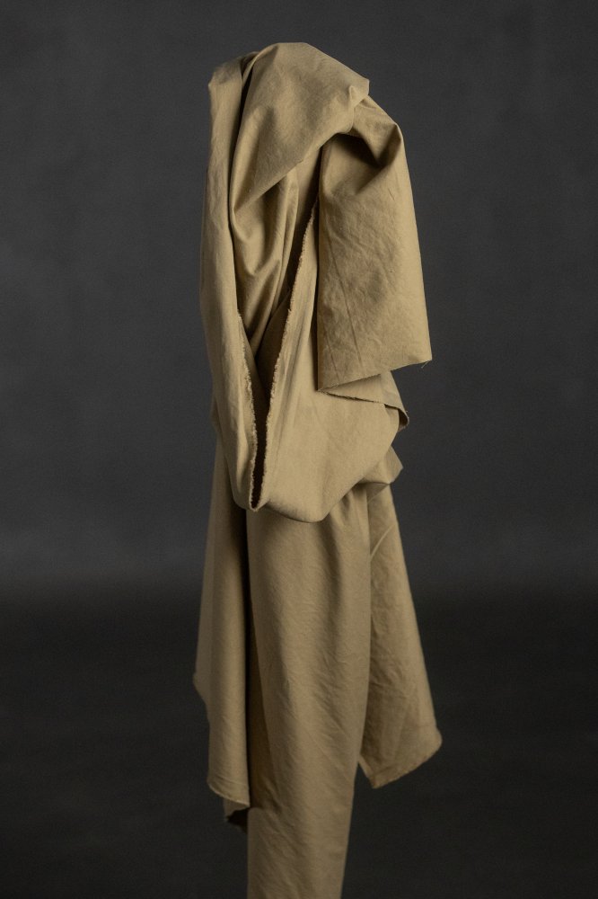 Japanese Utility Cotton Slub - Cool Tan
