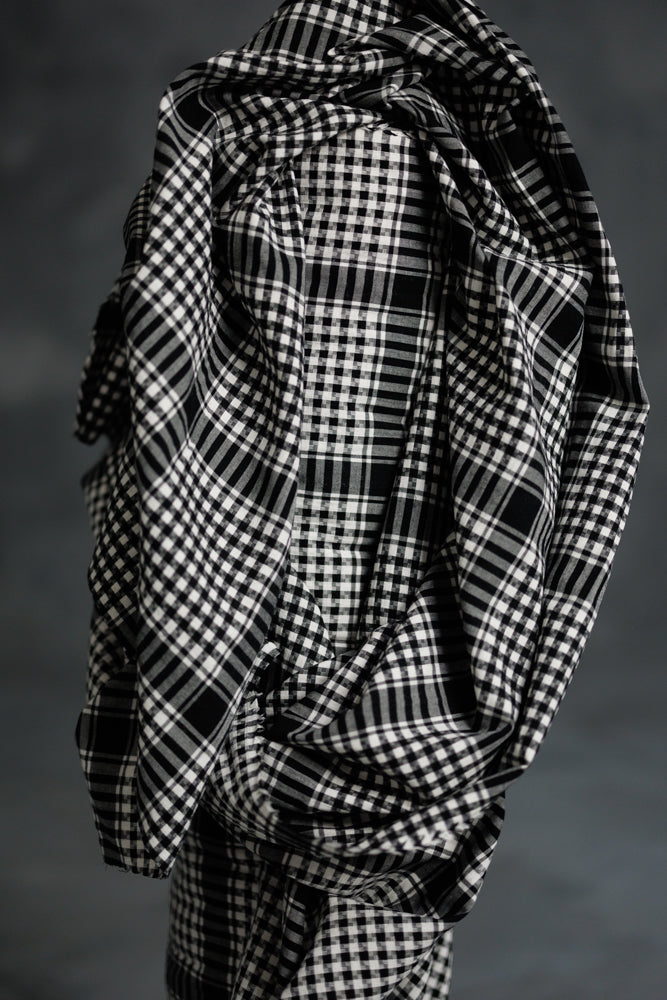 Japanese Cotton - Tabby Black