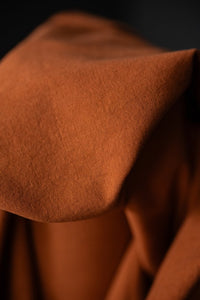 rusty orange canvas fabric
