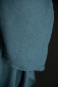 Japanese Linen/Wool Twill - Winchelsea Blue