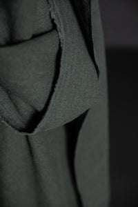 Japanese Brushed Linen/Wool - Cypress