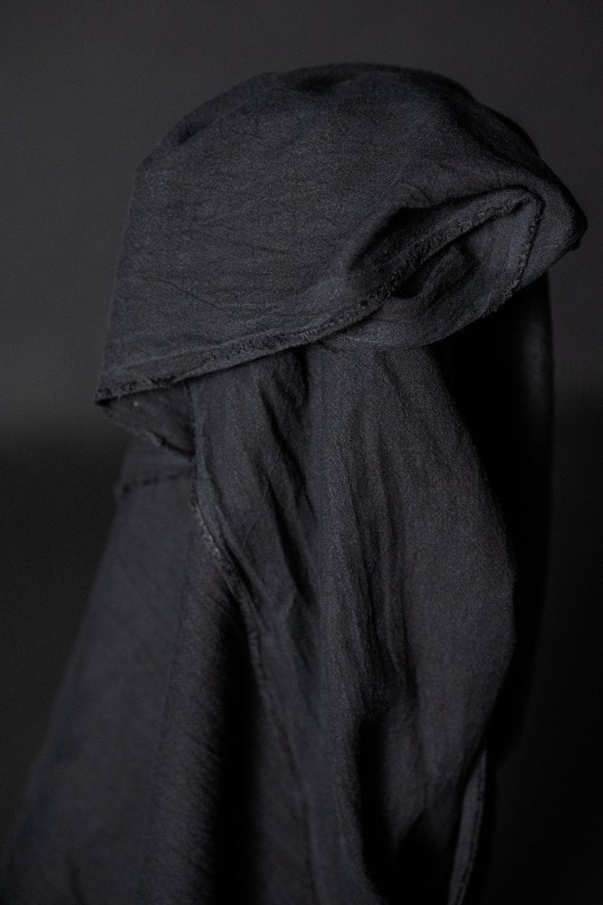 Japanese Brushed Linen/Wool - Black