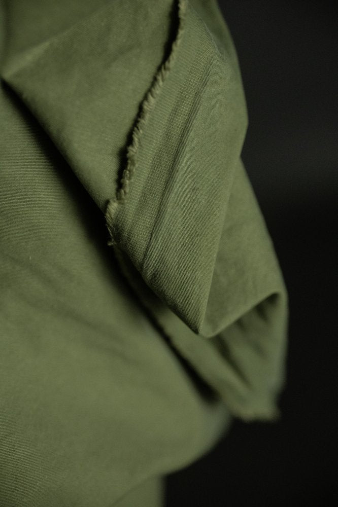 Japanese Utility Cotton Slub - Olive