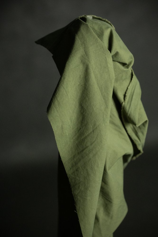Japanese Utility Cotton Slub - Olive