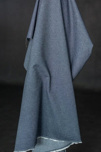 blue herringbone denim