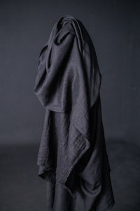 European Laundered Linen - Jet Black 130